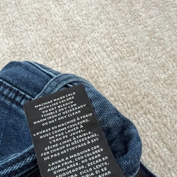 J Brand Musconite Moto Slim Fit Blue Jeans in Afantic 36 Blue - Picture 10 of 10